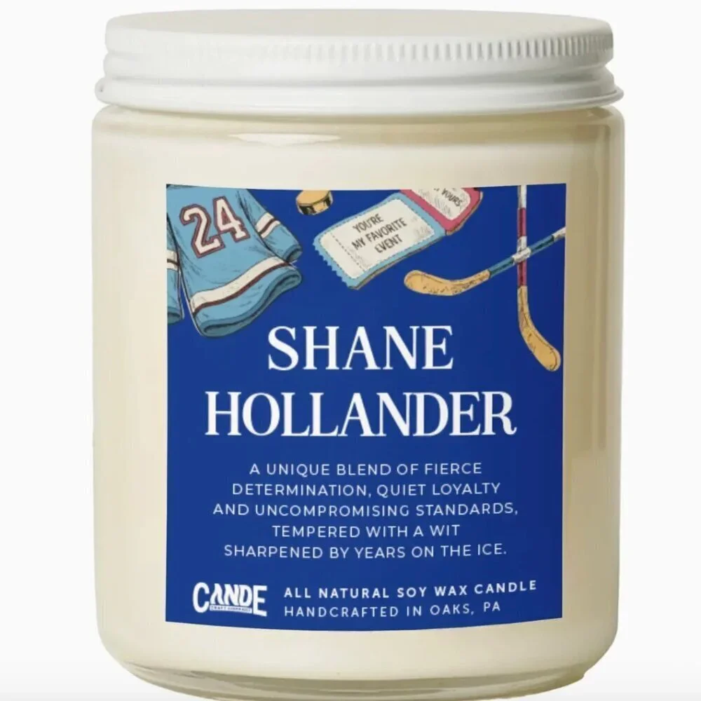 HEATED RIVALRY SHANE HOLLANDER SOY CANDLE